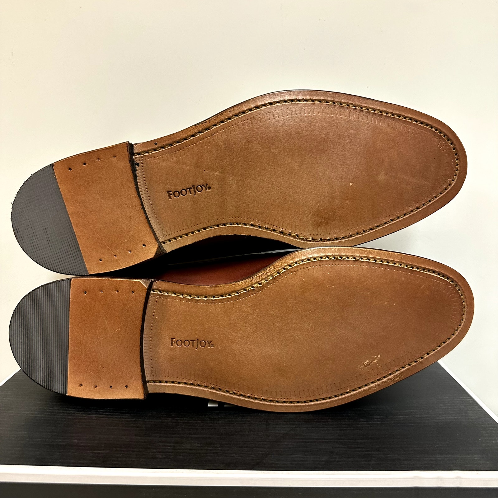 Nib Rancourt & Co. X Footjoy Split Toe Derby Dress Shoe Brown Calf 79206 11.5 E — image 2 of 8